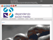 Tablet Screenshot of dependenciasocialmedia.com